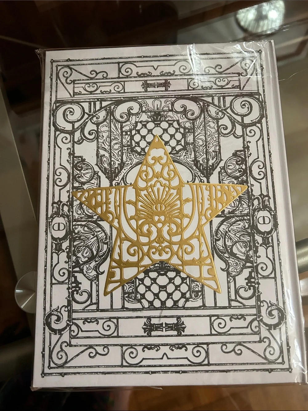 Dior White and Gold Star Journal gold pages rare